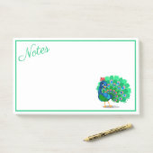 Post-It Notes Paon Coloré (Sur un bureau)
