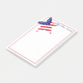 Post-it-Notes-patriottische ster Post-it® Notes (Schuin)