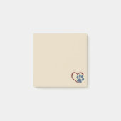 Post-it® Notes Paw n' Heart Dog Love 3" x 3" (Devant)