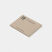 Post-it Notes-PawPrint: "Liefde is.." Post-it® Notes (Schuin)