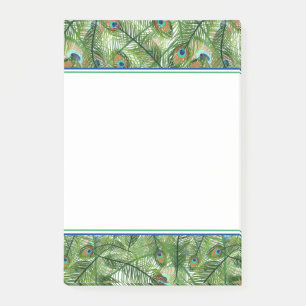 Post-it® Notes-Peacock Feathers Notes