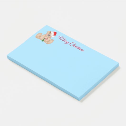 Post-it-Notes-Père Noël Bear Post-it Notes (Incliné)