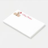 Post-it-Notes-Père Noël Bear Post-it Notes (Incliné)