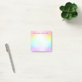 Post-it® Notes personnalisables Pastel Rainbow Post It (Bureau)