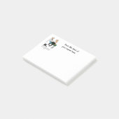 Post-it® Notes personnalisables sur l'Humour Médicale amusa (Incliné)