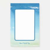 Post-it® Notes personnalisées Blue Sky Ocean Waves (Devant)