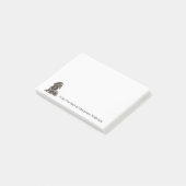 Post-it® Notes personnalisées Dachshund à poil de fil (Incliné)