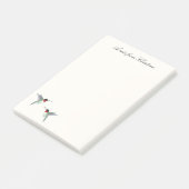 Post-it® Notes personnalisées de colibri à gorge rubis (Incliné)