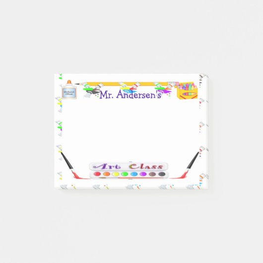 Post-it® Notes personnalisées de Courrier-it® de classe (Devant)