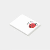 Post-it® Notes personnalisées de la petite coccinelle migno (Incliné)