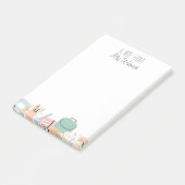 Post-it® Notes personnalisées de l'enseignant (Incliné)