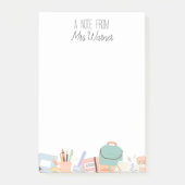 Post-it® Notes personnalisées de l'enseignant (Devant)