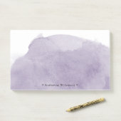 Post-it® Notes personnalisées du nuage d'aquarelle (Sur un bureau)