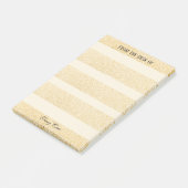 Post-it® Notes personnalisées élégantes en or (Incliné)
