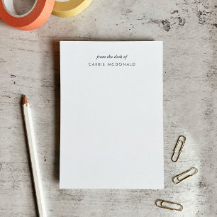 Post-it® Notes personnalisées élégantes noires et blanches