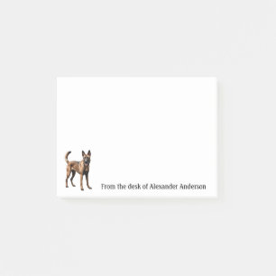 Post-it® Notes personnalisées Malinois belge