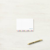 Post-it® Notes personnalisées pour l'enseignant – Crayon de (Sur un bureau)
