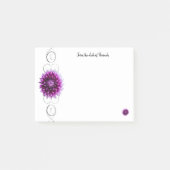 Post-it® Notes personnalisées Purple Dahlia (Devant)