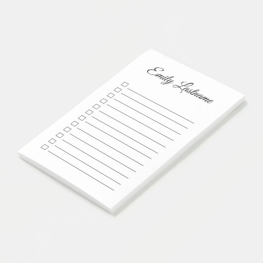 Post-it® Notes personnalisées simples et simples (Incliné)