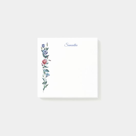 Post-it® Notes personnalisées sur les billets de fleurs (Devant)