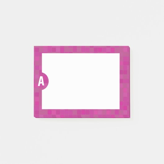 Post-it notes personnalisés avec initiale pour ell (Devant)
