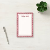 Post-It Notes personnalisés avec pois marron (Bureau)