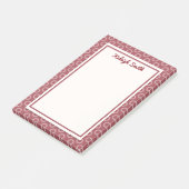 Post-It Notes personnalisés avec pois marron (Incliné)