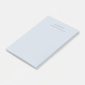 Post-it Notes personnalisés bleus élégants moderne (Incliné)