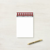 Post-It Notes Personnalisés Marron pour le Sport d (Sur un bureau)