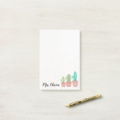 Post-it Notes personnalisés pour enseignant modern (Sur un bureau)