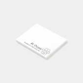 Post-it Notes personnalisés pour vétérinaires (Incliné)