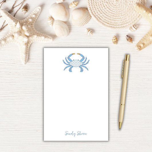 Post-it® Notes personnalisés sur le crabe bleu | Maison de 