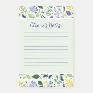 Post-it® Notes Personnelles Florales