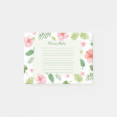 Post-it® Notes personnelles florales (Devant)