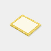Post-it Notes Petales Jaunes Amusants (Incliné)