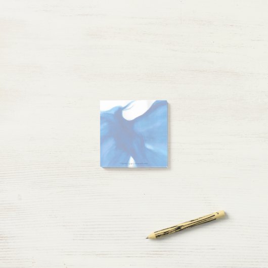 Post-It Notes Phoenix Bleu (Sur un bureau)