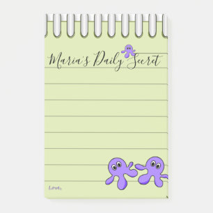 Post-it Notes Pieuvre Violette