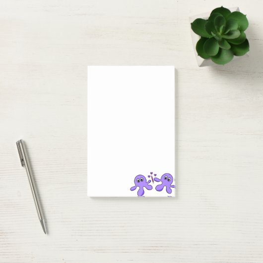 Post-it Notes Pieuvre Violette (Bureau)