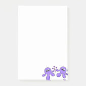 Post-it Notes Pieuvre Violette (Devant)