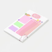 Post-it® Notes Pink Pastel Kawaii (Incliné)