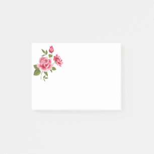 Post-it-Notes-Pink Roses Post-it® Notes