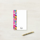 Post-it Notes Pom-Poms Colorés (Sur un bureau)