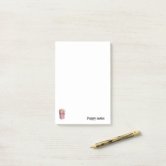 Post-it® Notes Popcorn (Sur un bureau)