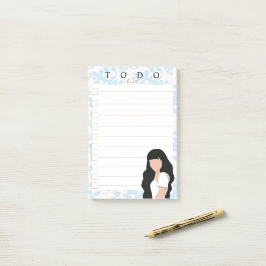 Post-it® Notes Portrait 4 (Sur un bureau)