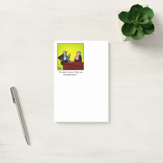 Post-it® Notes post-Humour d'entreprise (Bureau)