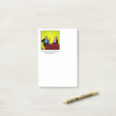 Post-it® Notes post-Humour d'entreprise (Sur un bureau)