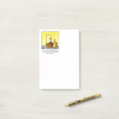 Post-it® Notes post-Humour d'entreprise (Sur un bureau)