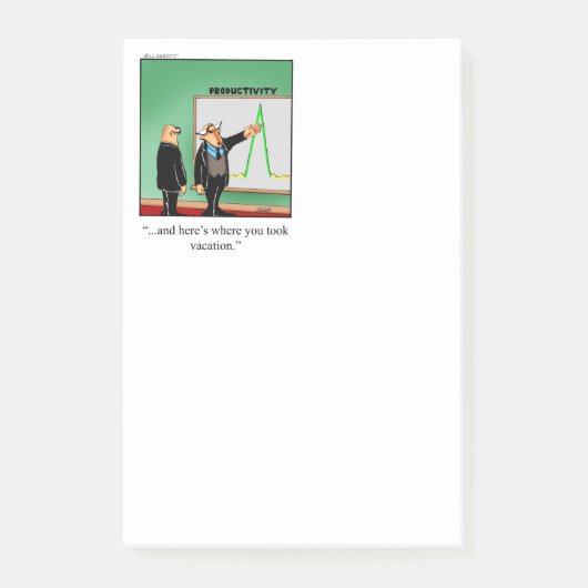 Post-it® Notes post-Humour d'entreprise (Devant)