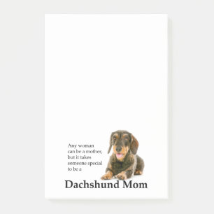Post-it® Notes post-it à poils durs Dachshund Mom