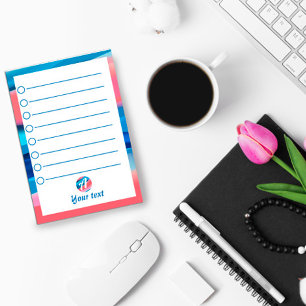 Post-it® Notes post-it abstraites en rose bleu